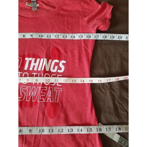 Next Level Apparel Womens Blouse Top Logo Graphic Tee Short Sleeve Size Medium - Picture 11 of 12